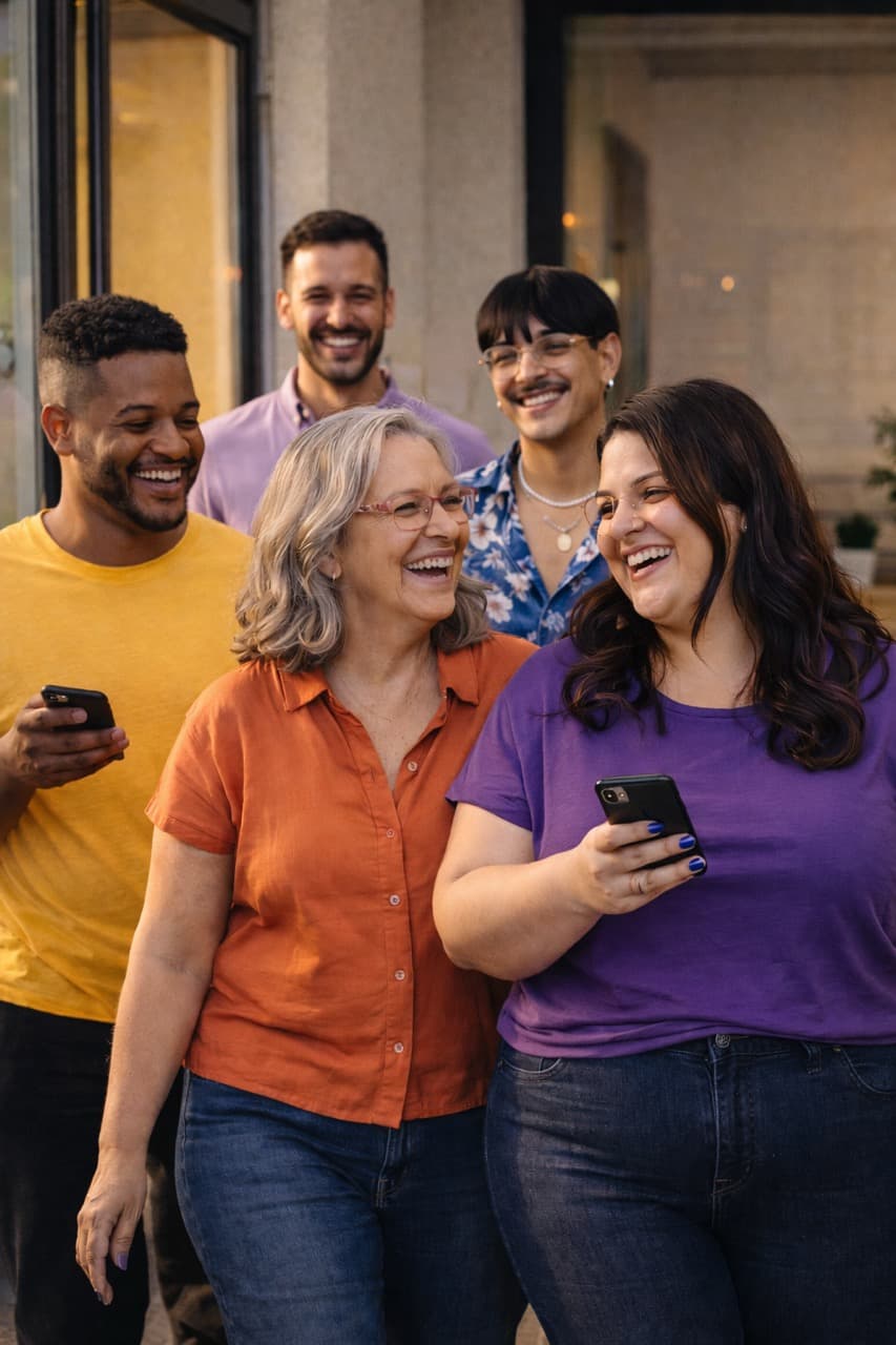 Profissional de RH ativando programa de employer branding com colaboradores pela Boldfy