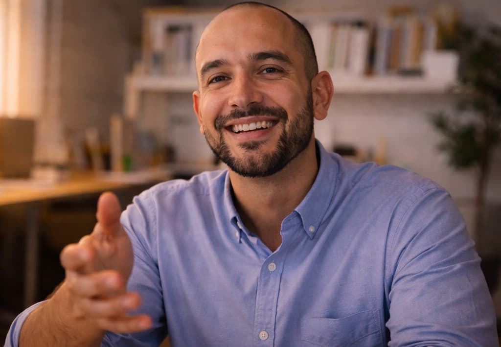 CEO em reunião de alinhamento de conteúdo